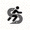 NG体育官方网站Logo - 橙色与蓝色交织的抽象运动标志